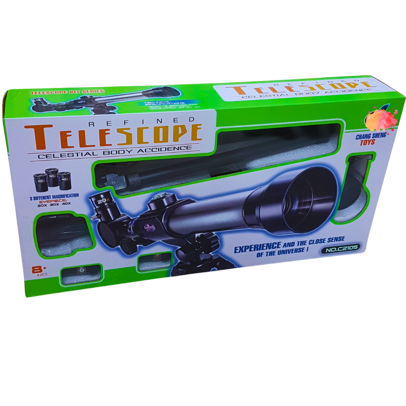 Refined Telescope – Celestial Body Accidence | Educational Astronomy Toy for Kids | Chang Sheng Toys | Ages 8+ Main image