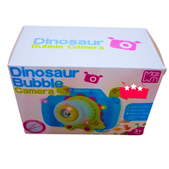 Dinosaur Bubble Camera Toy for Kids – Automatic Bubble Maker with Lights & Music (Age 3+)