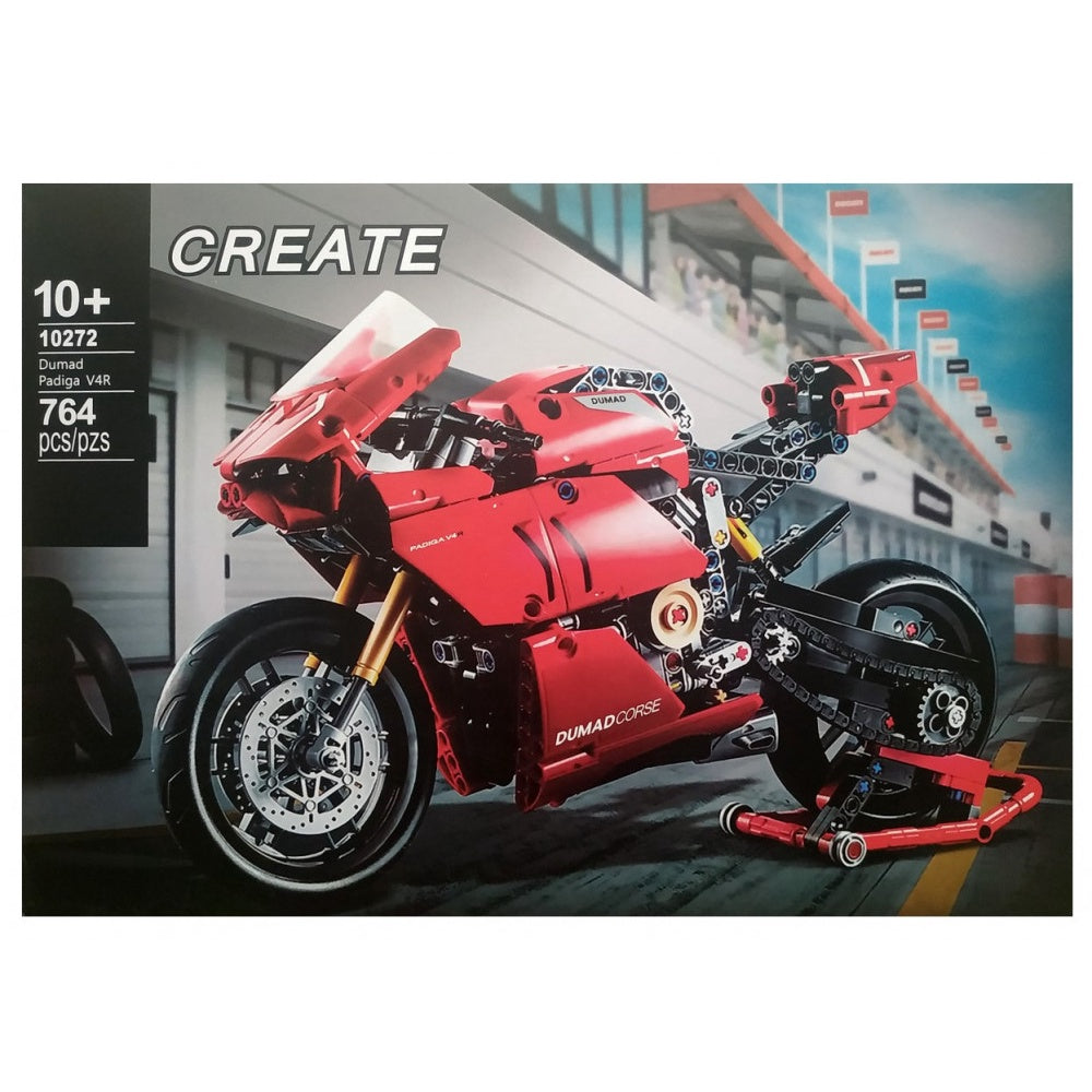 Ducati Panigale 10272 V4 Replica Model Kit - 764-Piece ABS Construction Set