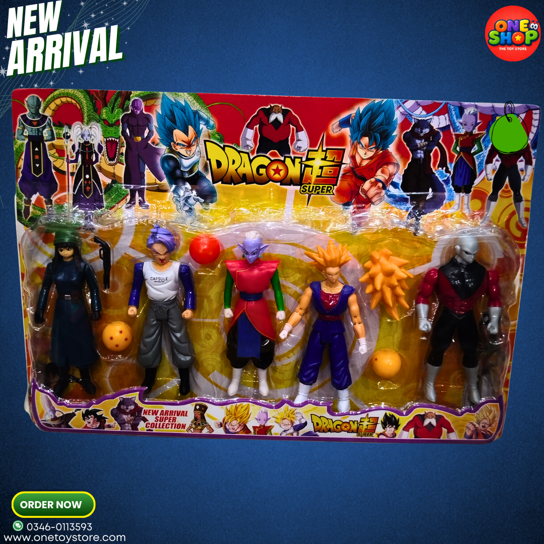 Dragon Ball Super Action Figures Set for Kids – Anime Character Toy Collection Pack | Dragon Ball Z Super Heroes Figurines Gift for Boys