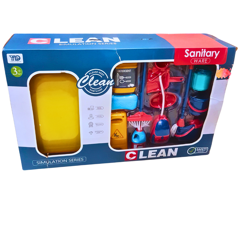 Clean Simulation Series Sanitary Ware Playset - Pretend Cleaning Kit for Kids Ages 3+ Main image