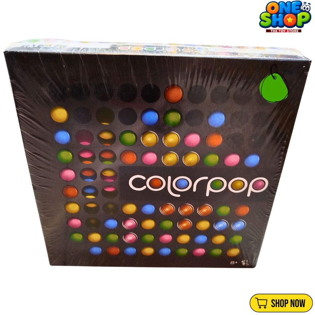 Colorpop Strategy Board Game for Kids & Families – Color Matching Logic Puzzle Game | Educational Thinking & Pattern Recognition Toy for Boys & Girls Age 8+