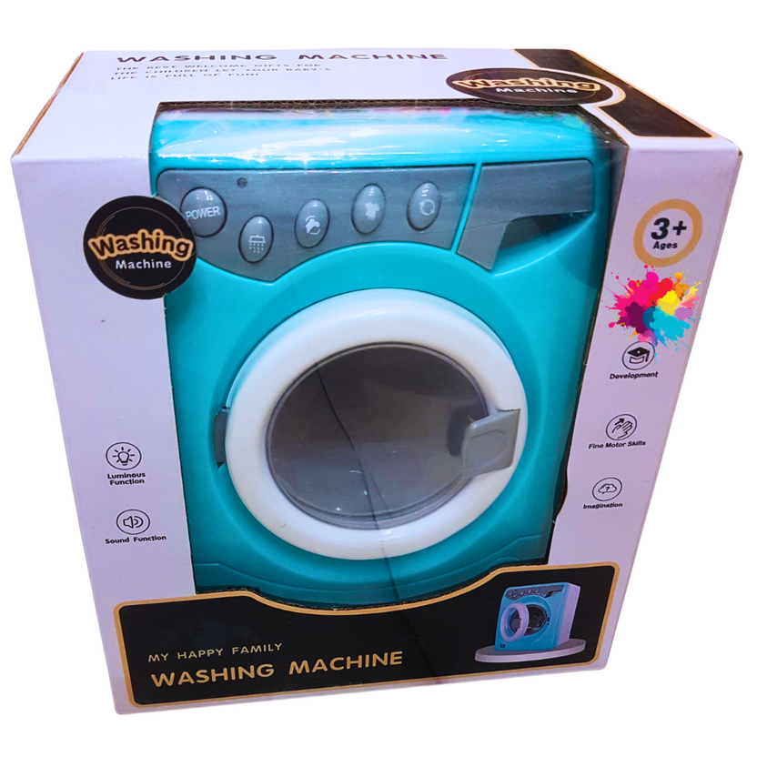 My Happy Family Kids' Washing Machine Toy with Lights and Sound (3+ Years) Main image