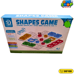 Shapes Game Educational Board Game for Kids – Color & Shape Matching Strategy Puzzle Toy | STEM Learning Game for Boys & Girls Age 4+