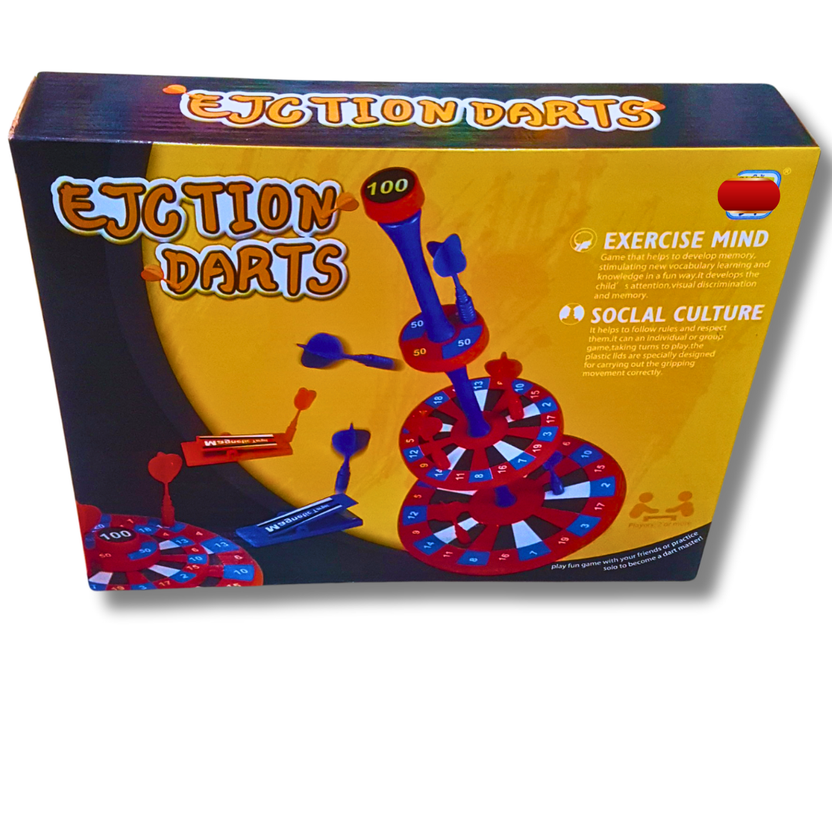 Ejection Darts Target Game Set for Kids | Fun Indoor & Outdoor Dart Shooting Game | Ages 3+ Main image