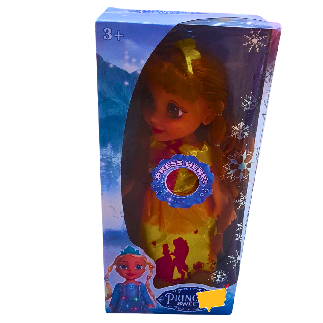 Princess Sweet Singing Doll – Interactive Belle-Inspired Toy for Kids (3+ Years) Main image