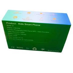 Kids Smart Phone Toy – 48MP Camera, 1080P Video, Games & Educational Apps – Model I9