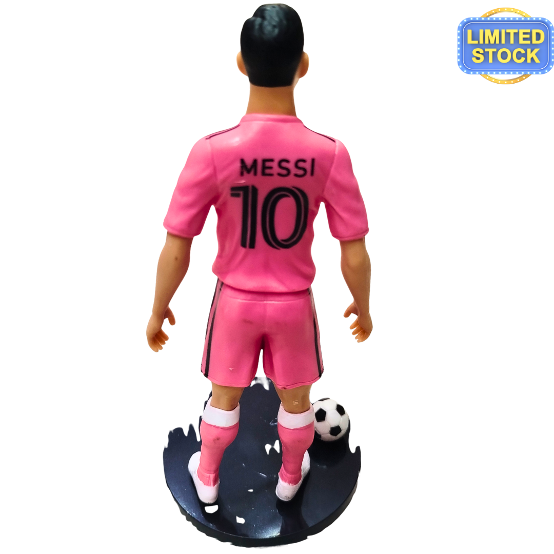 Lionel Messi Football Action Figure – 8 Inch Inter Miami Toy for Kids | Limited Edition #10 Soccer Star Collectible