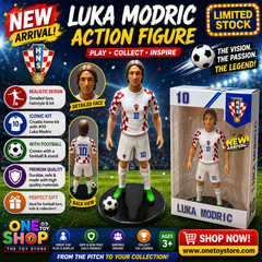 Luka Modrić Football Action Figure – 8 Inch Croatia National Team Toy | Limited Edition #10 Midfield Maestro Collectible