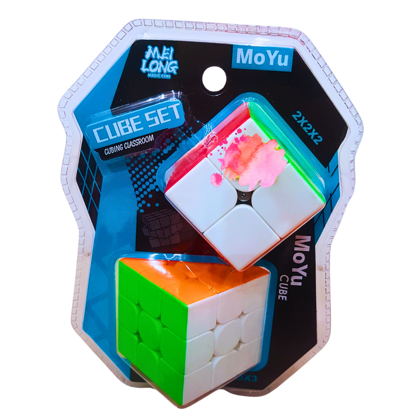 MoYu Cube Set - Advanced 2x2x2 and 3x3x3 Puzzle Cubes for Kids 6+ Main image