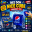 NeeDoh Nice Cube Squishy Toy – Pepsi Ice Cube Stress Relief Squeeze Toy | Slow Rising Sensory Fidget Toy for Kids & Adults | Super Soft Non-Toxic Squishy
