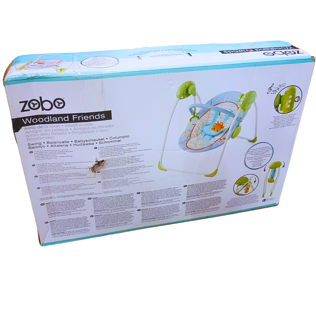 Zobo Woodland Friends Baby Swing with Music and Timer - For Newborns to 12 Months Secondary image