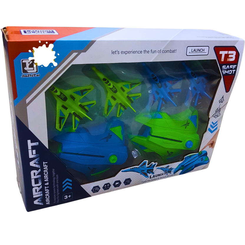 T3 Safe Shot Aircraft Launcher Set - Exciting Toy Planes for Kids 3+ Main image