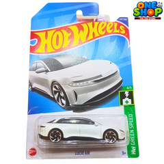 ⚡ Hot Wheels Lucid Air – HW Green Speed | Electric Luxury Car Die-Cast Toy for Kids & Collectors (3+)