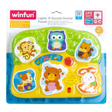 WINFUN Lights 'N Sounds Animal Puzzle