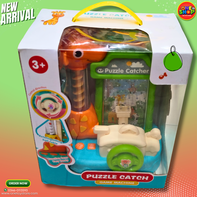 Puzzle Catch Game Machine for Kids – Interactive Ball Catching Toy with Light & Music (3+ Age) in Pakistan Main image