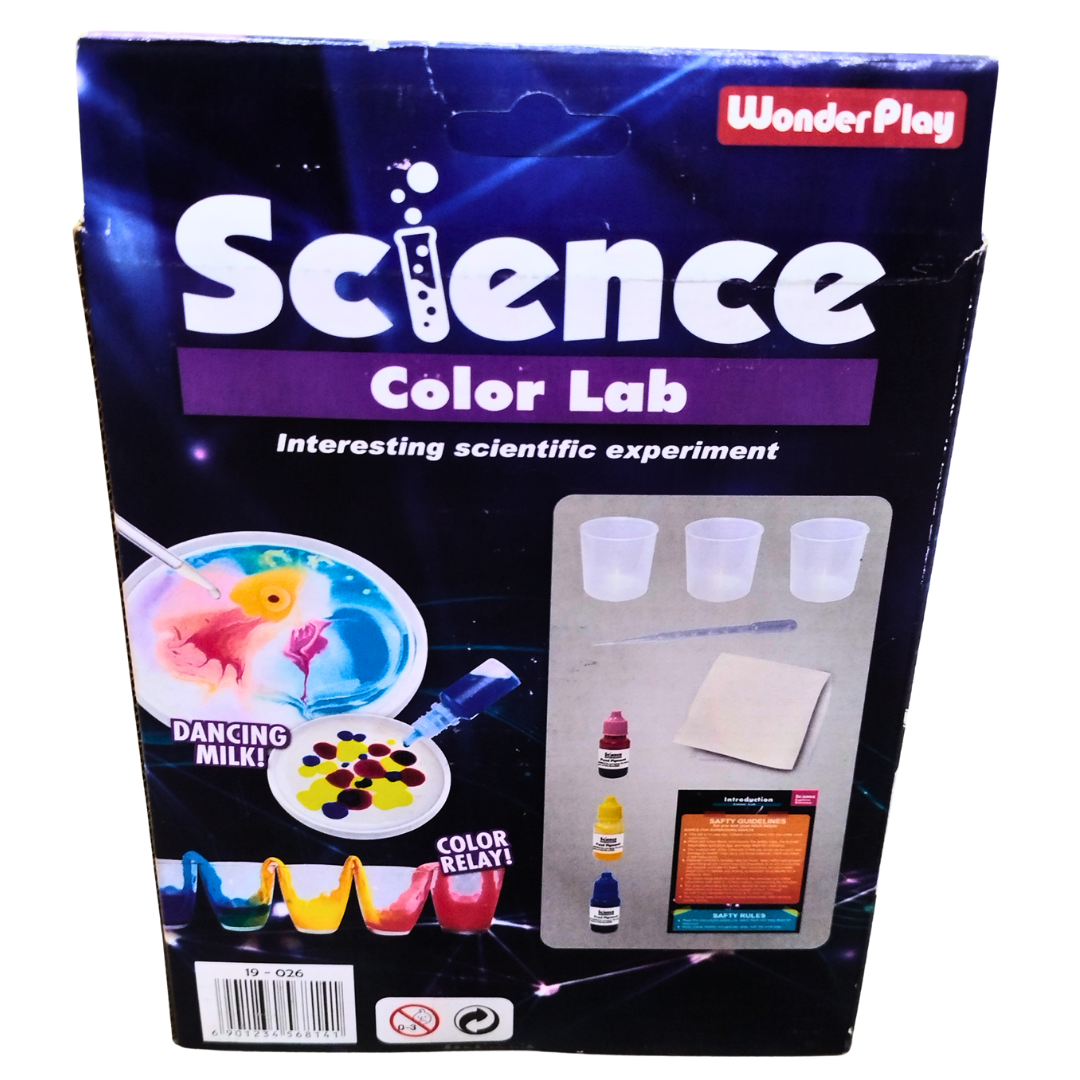 🧪 WonderPlay Science Color Lab Kit – DIY Educational Experiment Set for Kids (6+ Years) | 6 Colorful Science Activities