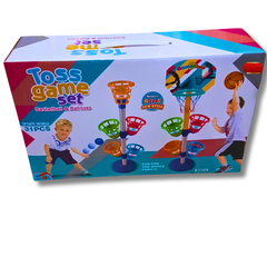 2-in-1 Basketball & Ball Toss Game Set for Kids | Indoor & Outdoor Fun | 31-Piece Sports Activity Set | Ages 3+