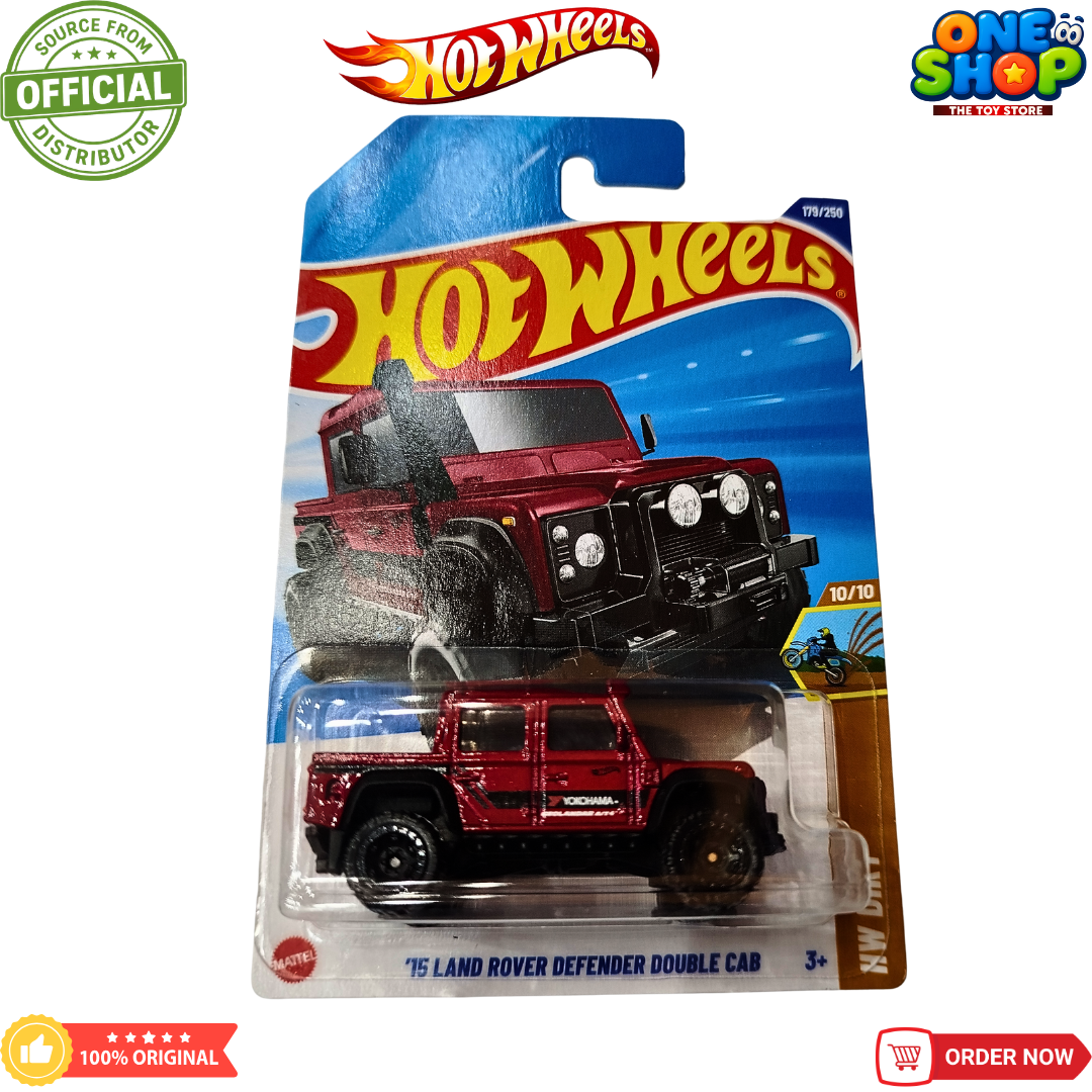 Hot Wheels ’15 Land Rover Defender Double Cab – Off-Road Die-Cast Pickup Truck Toy for Kids & Collectors Secondary image