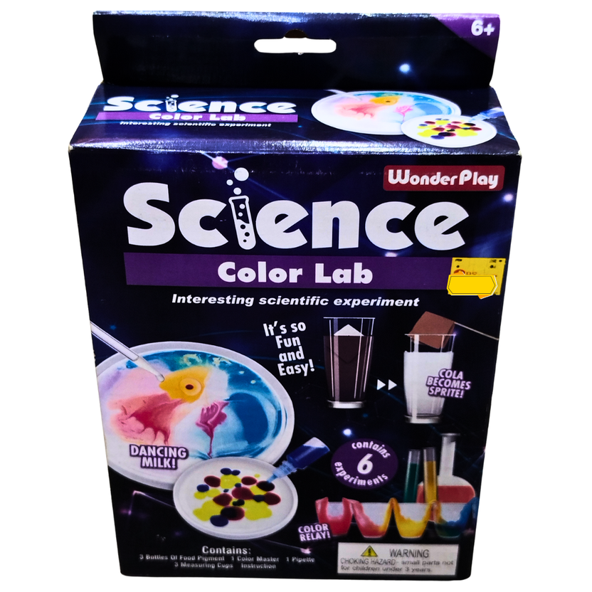 🧪 WonderPlay Science Color Lab Kit – DIY Educational Experiment Set for Kids (6+ Years) | 6 Colorful Science Activities Main image
