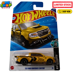 Hot Wheels ‘22 Ford Maverick Custom Die-Cast Car – Original Mattel Toy Car for Kids | Collectible Hot Wheels Vehicle 1:64 Scale