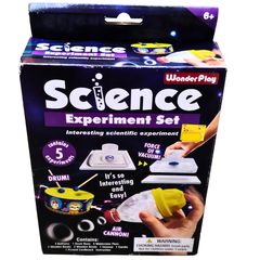 🔬 WonderPlay Science Experiment Set – 5-in-1 DIY Science Kit for Kids (6+ Years) | Air Cannon, Vacuum Force & More