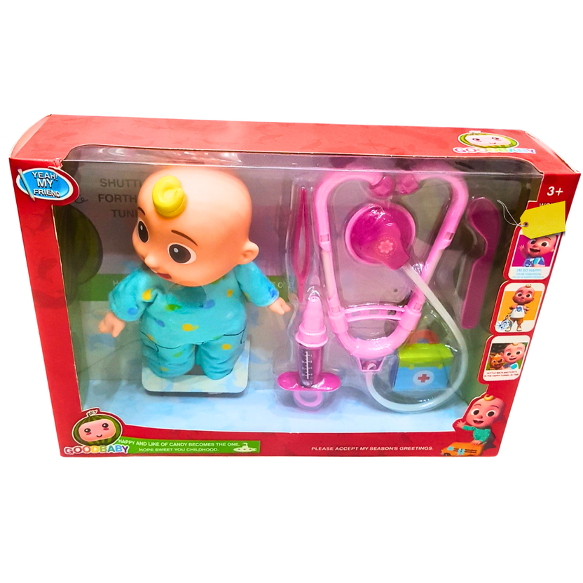 Interactive Baby Doctor Playset – Musical Doll with Medical Accessories for Kids 3+ Main image