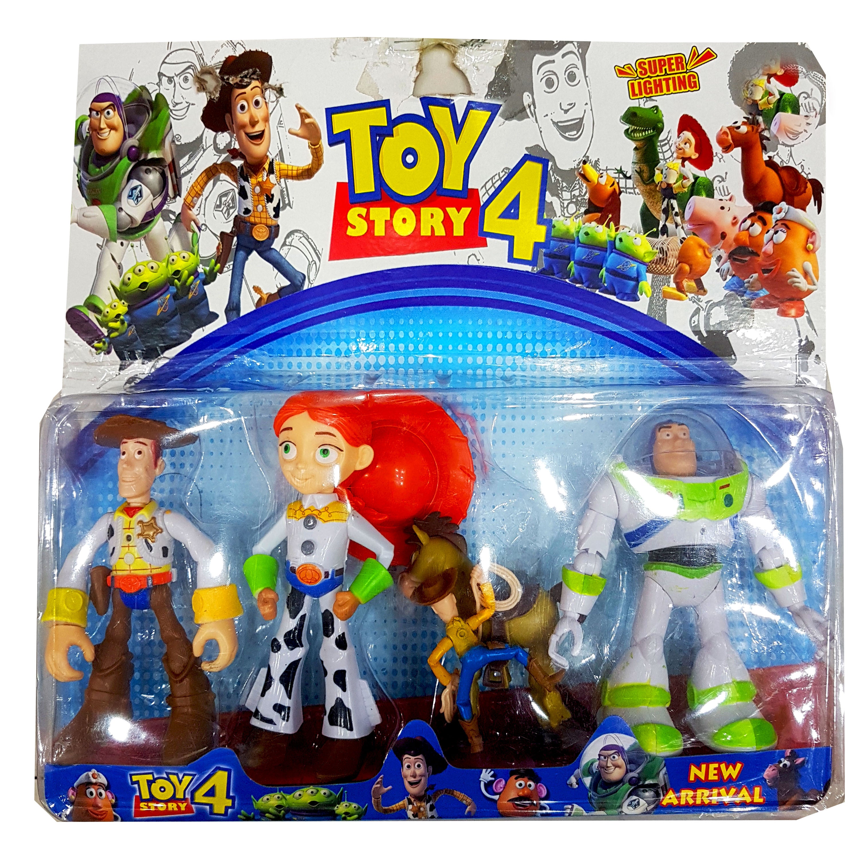New Arrival Toy Story 4 Action Figure Set - 5-Piece Collector's Edition, Ideal Gift for Kids Ages 3 & Up and Toy Story Enthusiasts