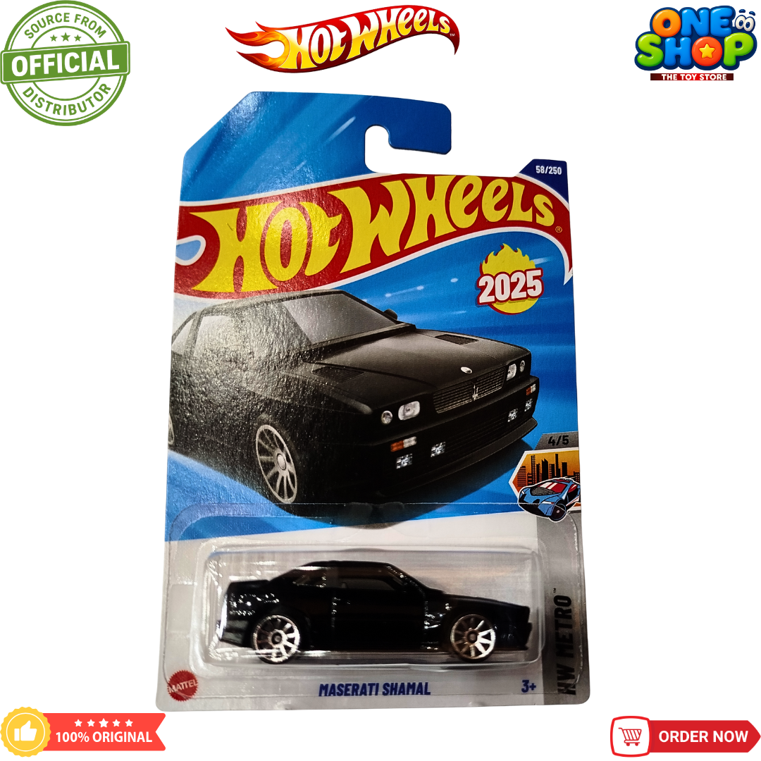 Hot Wheels Maserati Shamal Die-Cast Sports Car – Luxury Classic Toy Car for Kids & Collectors Secondary image