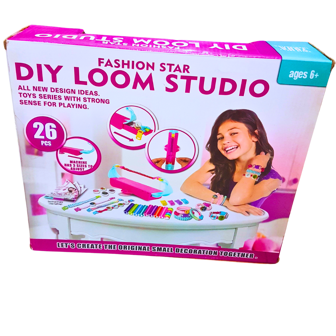 Fashion Star DIY Loom Studio – 26-Piece Bracelet and Craft Kit for Kids (Ages 6+) Secondary image