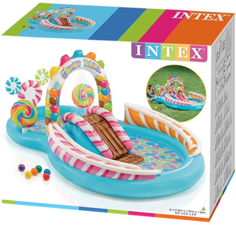 INTEX Candy Zone Inflatable Play Center for Kids
