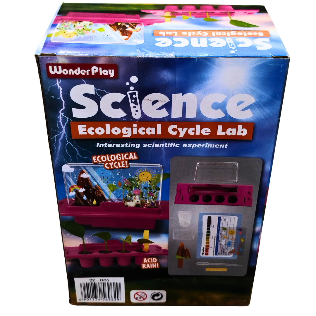 🌱 WonderPlay Science Ecological Cycle Lab – DIY Environmental Science Kit for Kids (6+ Years) | Learn Plant Growth, Water Cycle & Acid Rain