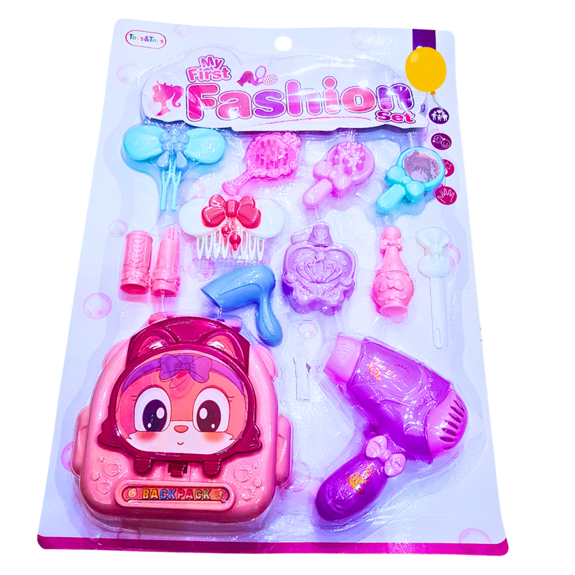 My First Fashion Set for Kids | Pretend Beauty & Hair Styling Playset with Accessories | 3+ Years Main image