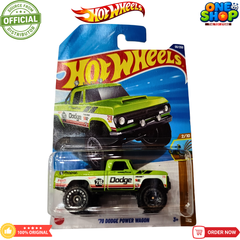 Hot Wheels ’70 Dodge Power Wagon Die-Cast Pickup Truck – Classic Off-Road Toy Truck for Kids & Collectors
