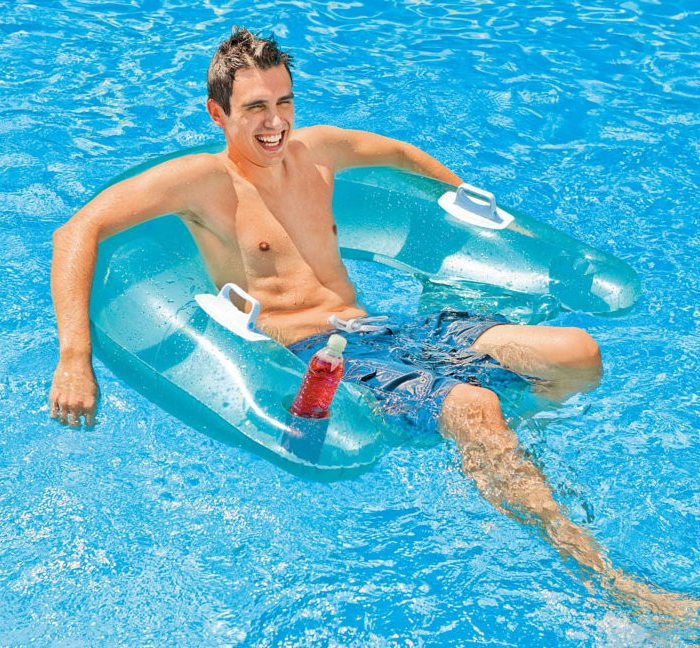 Intex Summer Swimming Pool Sit'n Float Mat ( 60" x 39" )