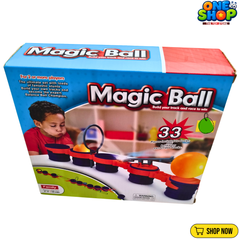 Magic Ball Balance Track Game – 33-Piece STEM Building & Racing Toy for Kids | DIY Marble Run Challenge Board Game for Family Fun