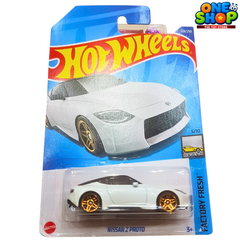 ⚪ Hot Wheels Nissan Z Proto – Factory Fresh | JDM Sports Car Die-Cast Toy for Kids & Collectors (3+)