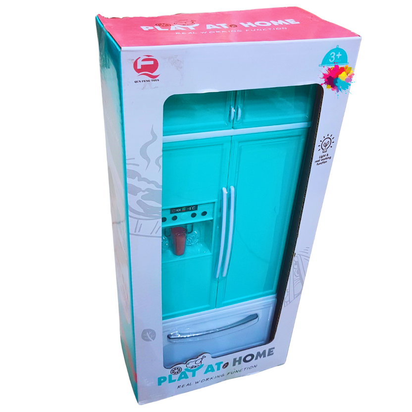 Play at Home Toy Refrigerator with Real Working Functions for Kids Main image