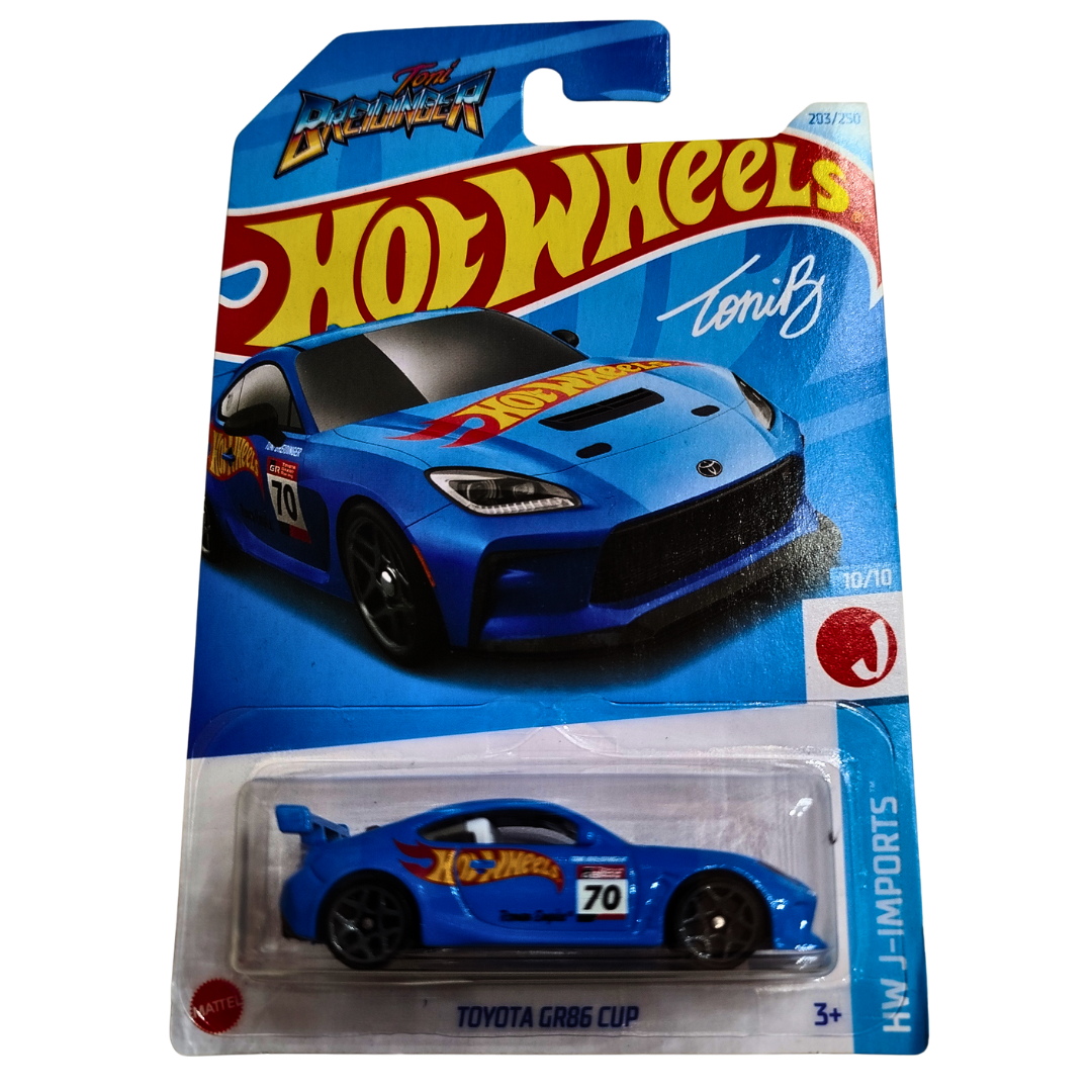 Hot Wheels Toyota GR86 Cup Die-Cast Car – HW J-Imports Series | 1:64 Scale Metal Racing Car for Kids Ages 3+ Secondary image