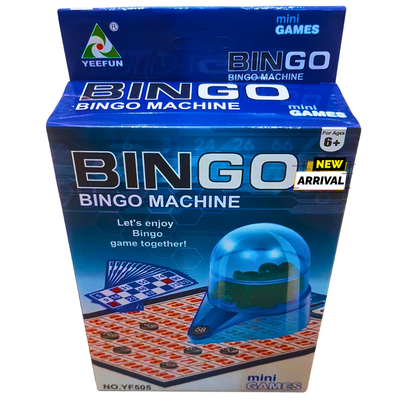 Mini Bingo Machine – Classic Lottery Game for Kids & Family 🎲 Exciting Number Matching Fun | Age 6+ | Portable & Interactive Main image