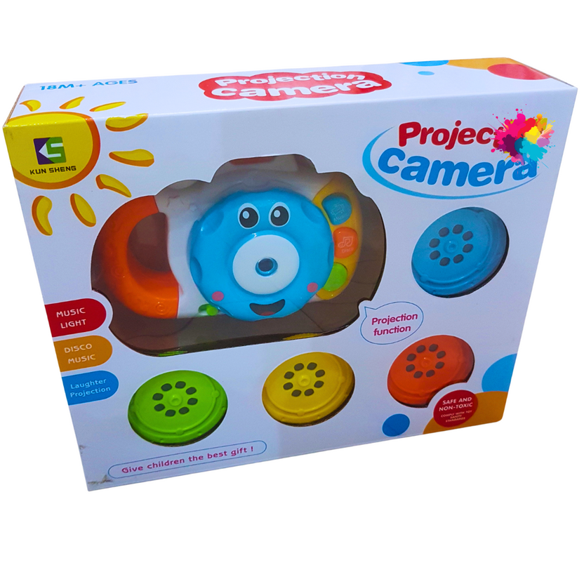 Kun Sheng Projection Camera Toy - Interactive Musical and Light Show for Toddlers 18+ Months Main image