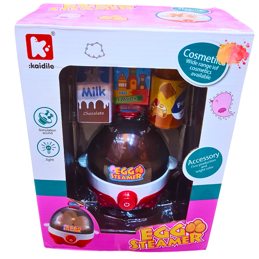 Kaidile Egg Steamer Play Set for Kids – Fun Pretend Cooking with Realistic Sounds & Lights – Ages 3+ Main image