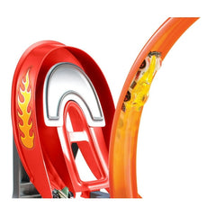 Hot Wheels Power Shift Raceway Track & Loop Set - High-Speed Motorized Cars for Competitive Play