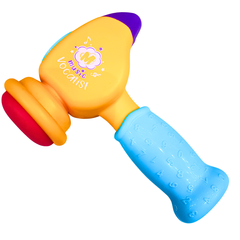 Musical Toy Hammer for Kids – Lights, Sounds, and Fun Learning (Available in Yellow and Blue) Main image