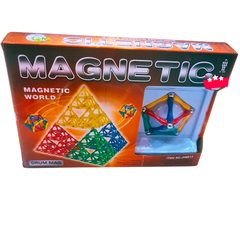 Magnetic World High-Class Building Set – Creative Magnetic Construction Kit for Kids | STEM Learning Toy | Ages 6+