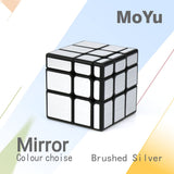 MoYu Mofang Jiaoshi Silver Mirror Cube 3x3 High Speed Cube