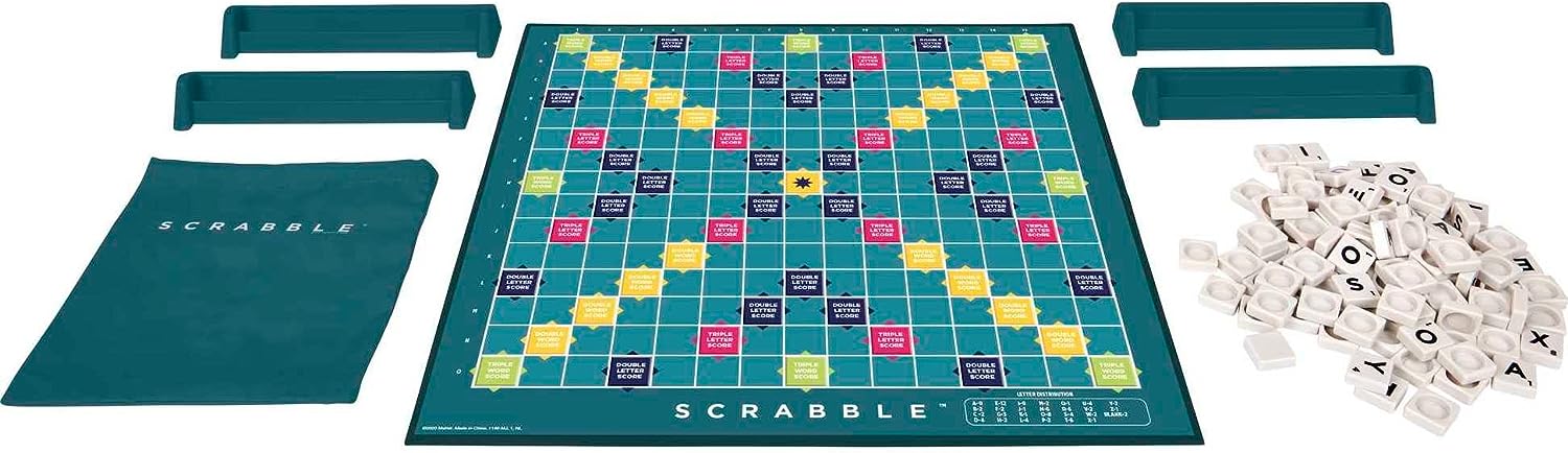 Mattel Games Scrabble Orginal Y9592 Board Game