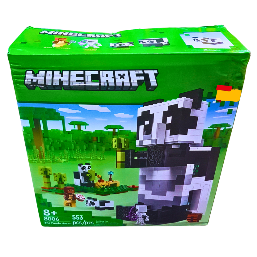 Minecraft Panda Haven Building Set – 553-Piece Jungle Playset with Giant Panda, Mini Figures & Accessories (Ages 8+) Main image