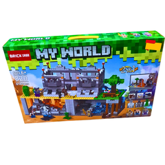 My World Fortress & Underground Mine Building Set – 818-Piece 2-in-1 Adventure Playset with Mini Figures (Ages 6+)