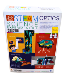 🔬 TuoSiQi STEAM Optics Science Kit – 4-in-1 DIY Light & Vision Experiments for Kids (8+ Years) | Build Periscope, Binoculars & Projectors
